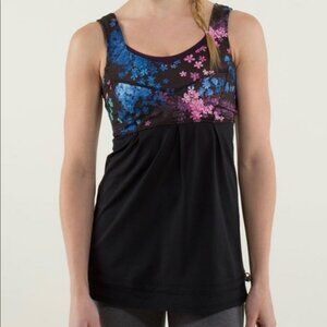 Lululemon Tame Me Petal Pop Floral Tank Top Size 4